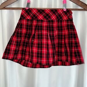 Red Pleated Skirt for Buyer Emead326